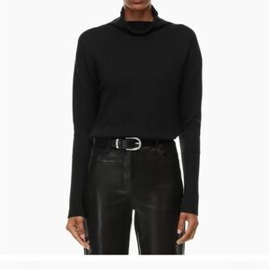 Aritzia Wilfred Luxe CYPRIE wool blend mock neck sweater size XS
